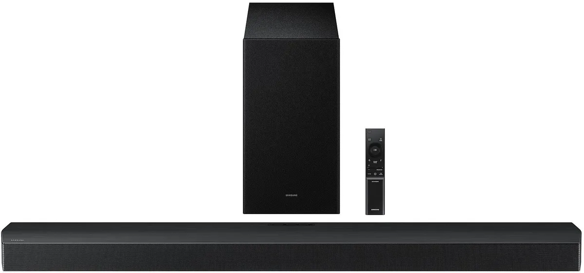 Саундбар Samsung HW-B750F 400Вт, 5.1, BT, HDMI-ARC, USB, саб, Dolby Digital 5.1, чорний