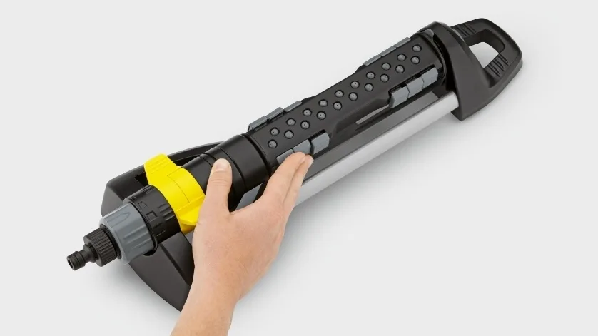 Зрошувач дощовий Karcher, OS 5.320 SV, для прямих територій, з можливістю налаштування витрати води та ширини поливу.