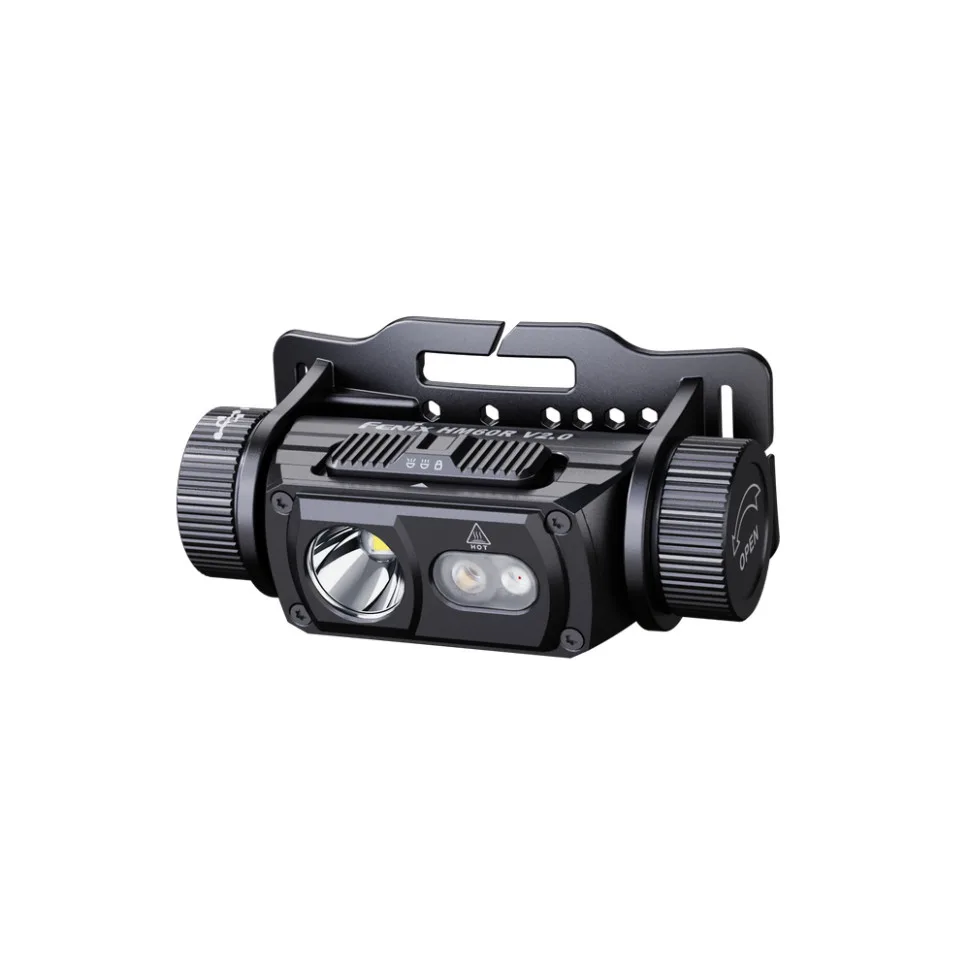 Налобный фонарь Fenix алюминий 88х45х45 мм белый красный