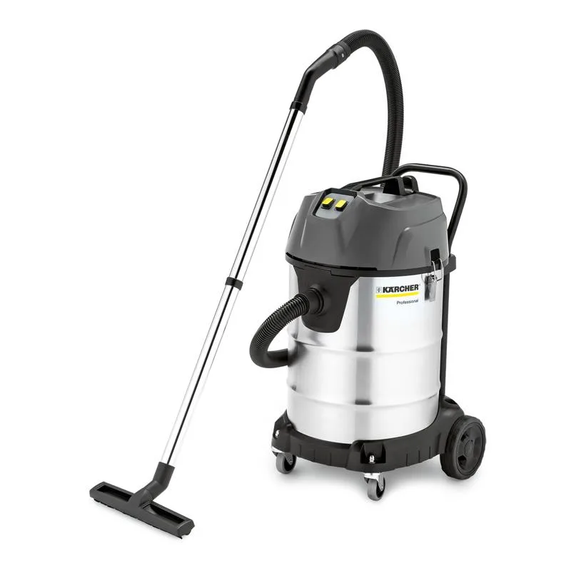 Пилосос Karcher професійний двомоторний 2300Вт 70л металевий контейнер для сухого вологого прибирання