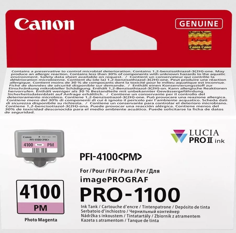 Картридж струменевий Canon PFI-4100 imagePROGRAF PRO-1100 Photo Magenta
