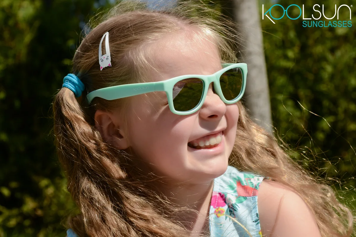 Дитячі сонцезахисні окуляри Koolsun Wave, 3-10р, м'ятний