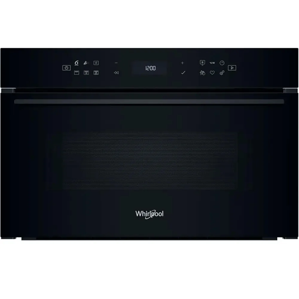 Вбудована мікрохвильова піч Whirlpool, 31л, електронне управління, 1000Вт, гриль, дисплей, чорного кольору.