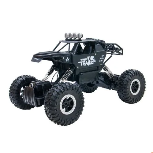 Радіокерована машинка Off-Road Crawler чорна для дітей 8 років позашляховик на пульті керування