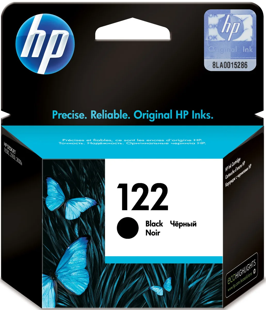 Картридж із друкуючою головкою струменевий HP No.122  DJ 2050 black