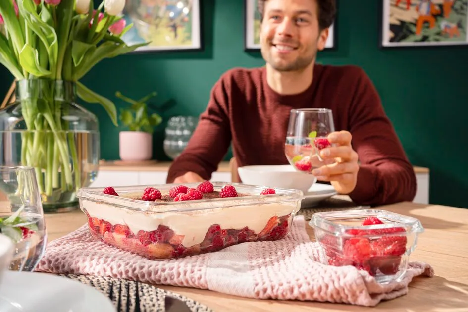 Універсальна форма з кришкою TEFAL MasterSeal glass, об'ємом 2.0 л, зі скла.