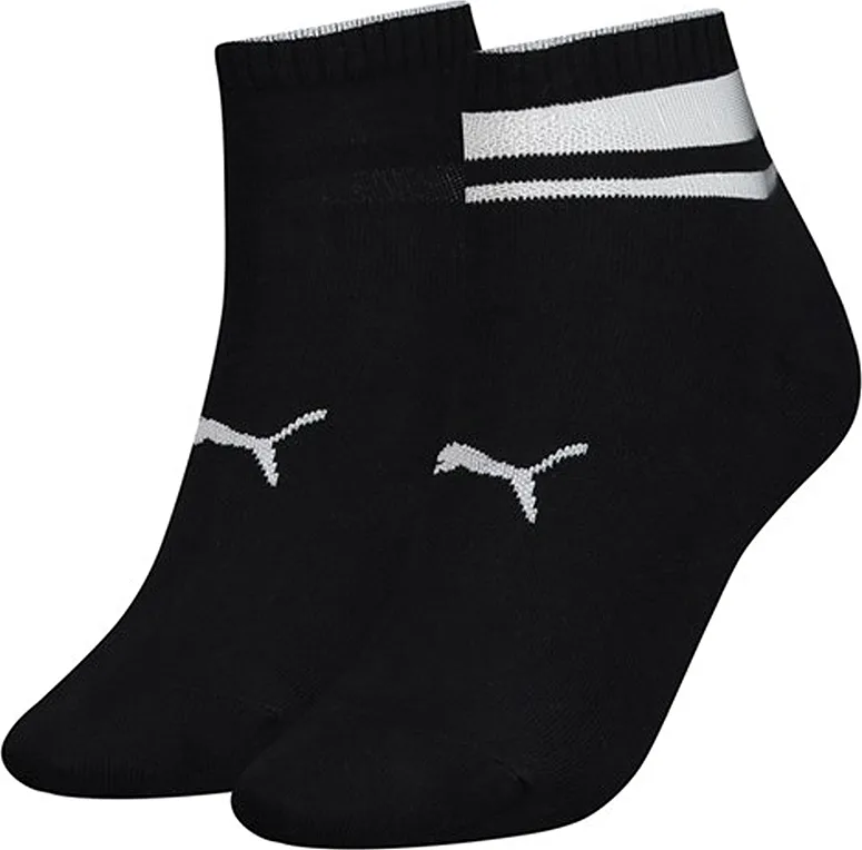 Шкарпетки Puma бавовняні 39-42 чорні 2 пари