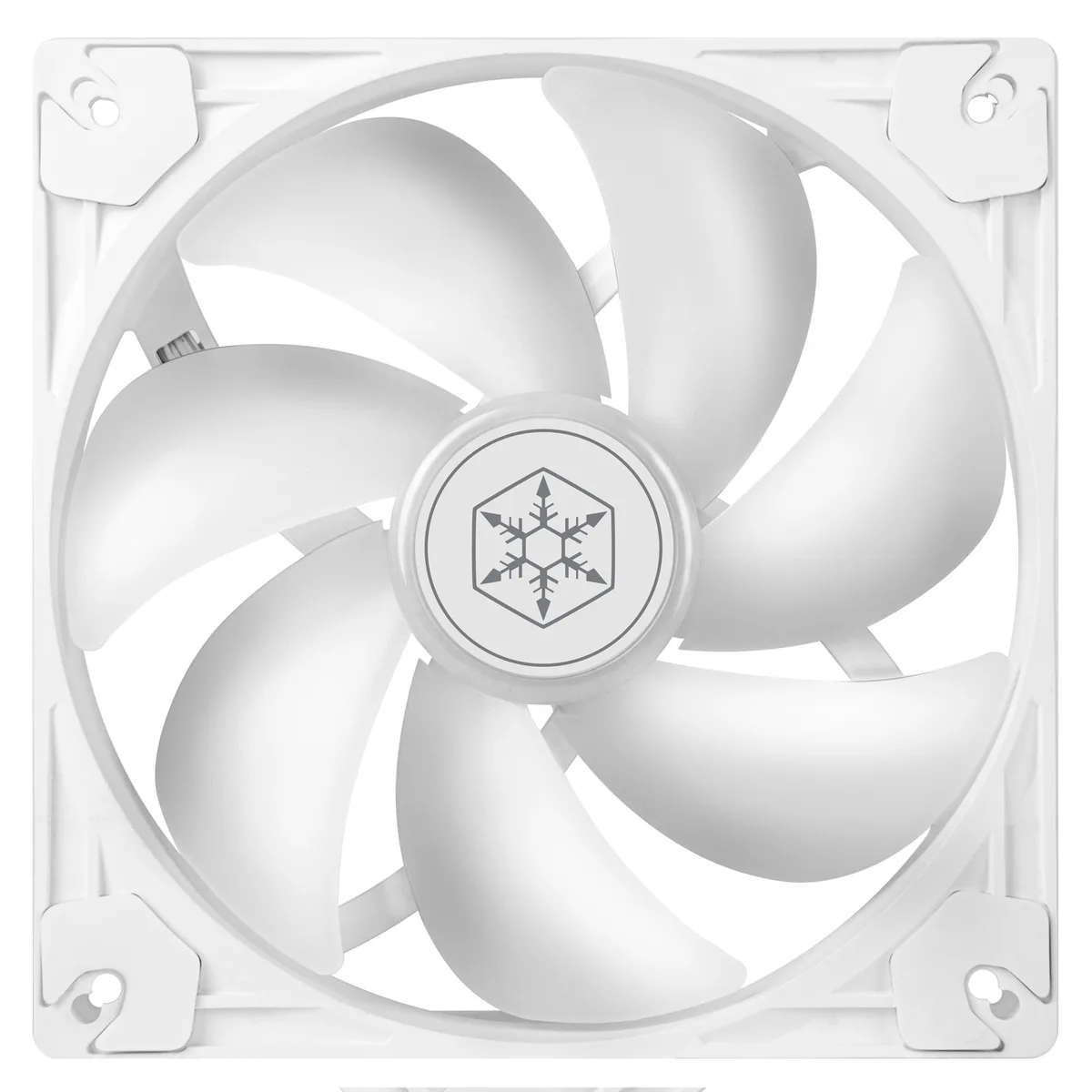 Корпусний вентилятор  SilverStone Vista VS140W ARGB, 140мм, 1600rpm, 4pin PWM, 3pin +5VARGB, 30.8dBa, білий