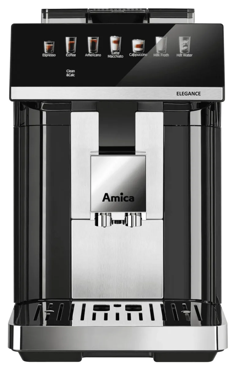 Кавомашина Amica потужність 1450 Вт пластик чорна 22х36,9х46,7 см
