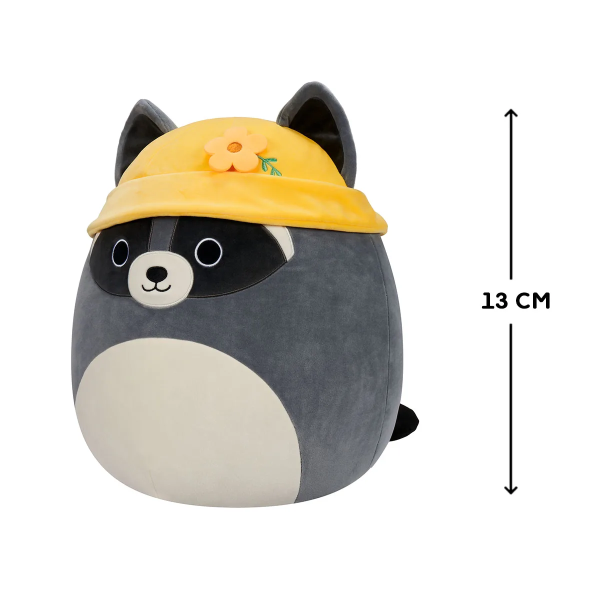 М'яка іграшка Squishmallows поліестер 13 см сірий