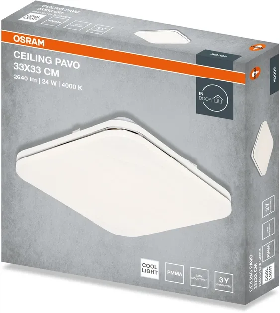 Светильник потолочный OSRAM LED 330мм 24Вт 4000K Белый