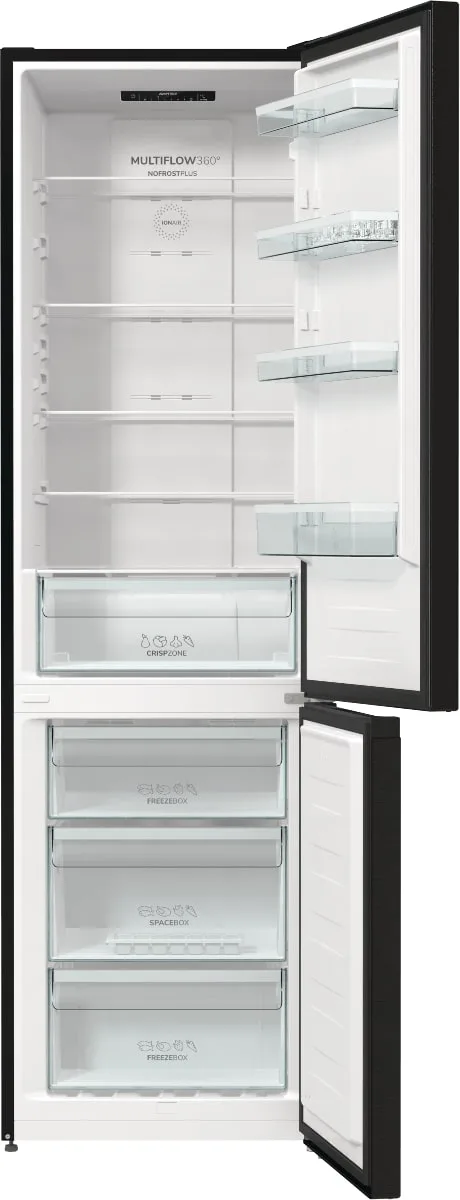 Холодильник Gorenje з нижньою морозильною камерою 235 л А++ NoFrost для зберігання продуктів та овочів
