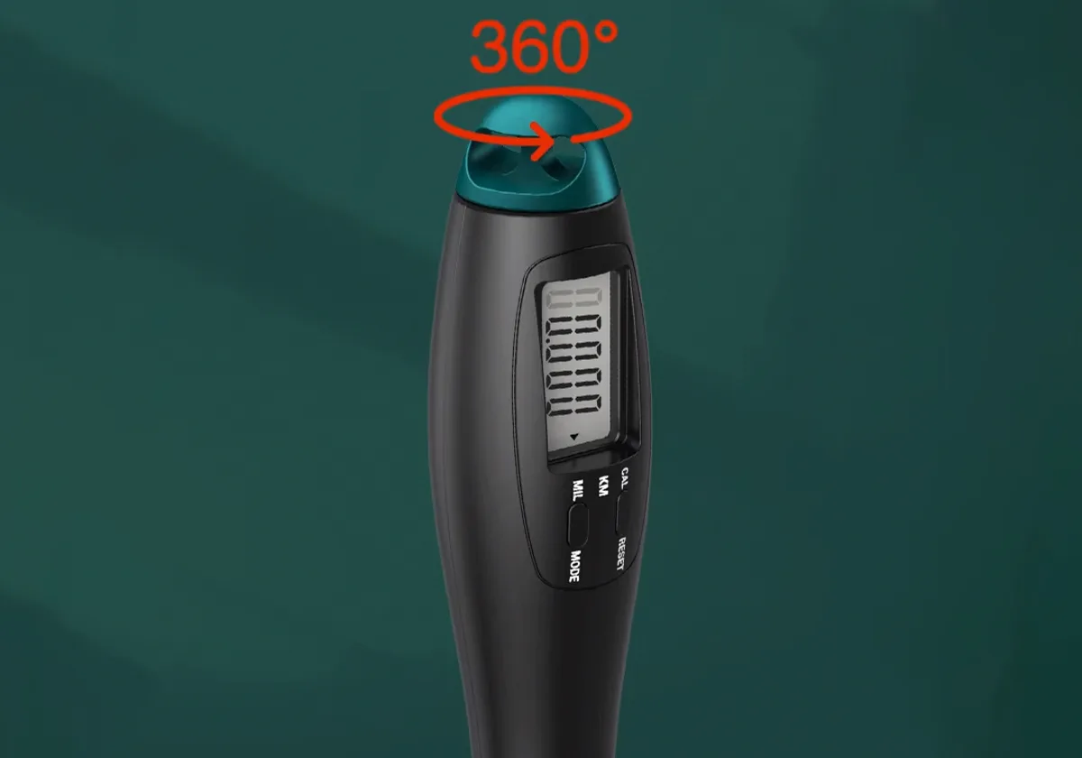 Швидкісна скакалка EasyFit сталевий трос 2,8 м чорний-зелений