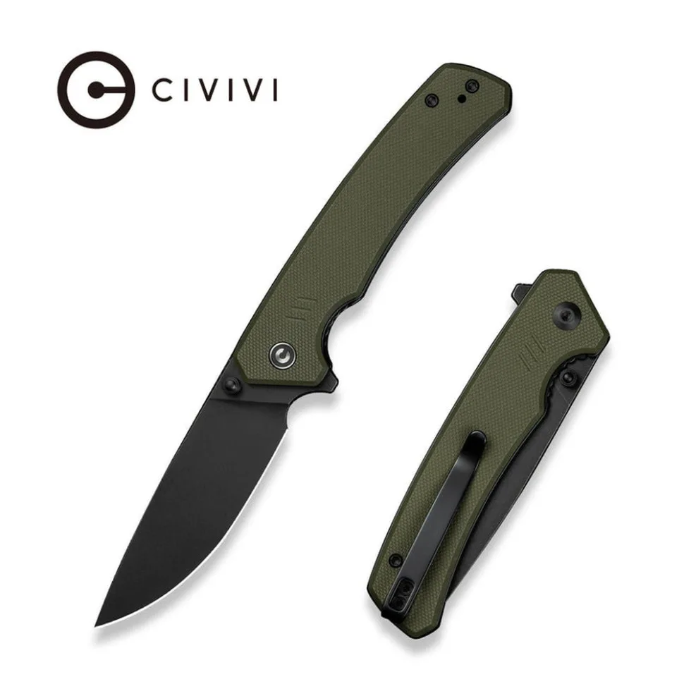 Складной нож Civivi 14C28N 83,2 мм G10 темно-зеленый 82,5 г.