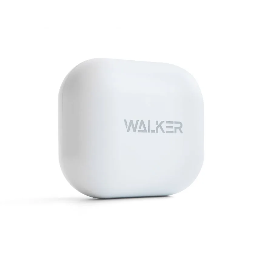 Навушники Bluetooth WALKER вакуумні білий 40mAh 300mAh