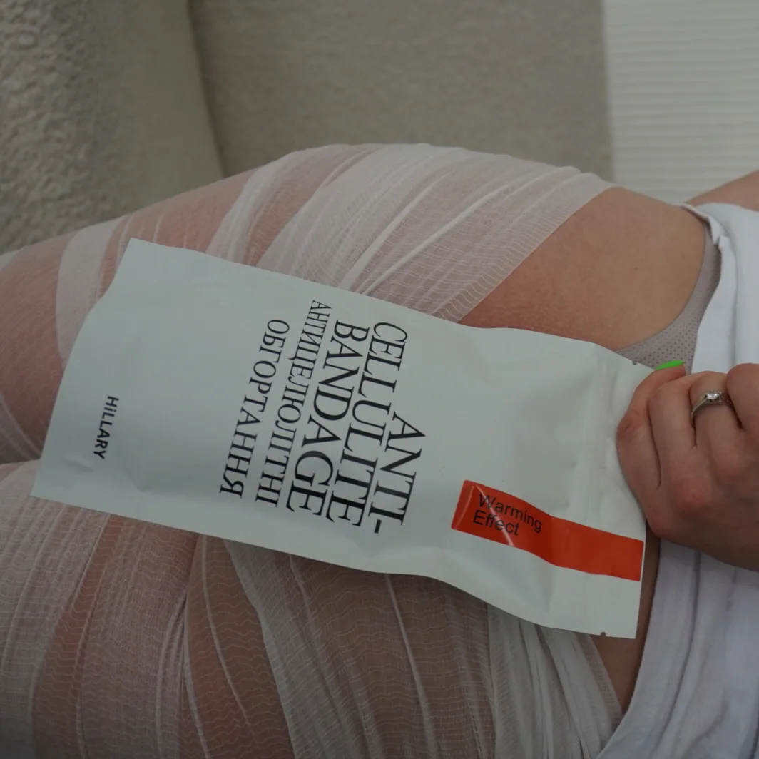Комплекс розігріваючих антицелюлітних обгортань для тіла Hillary Anti-Cellulite Pro (10 уп,)