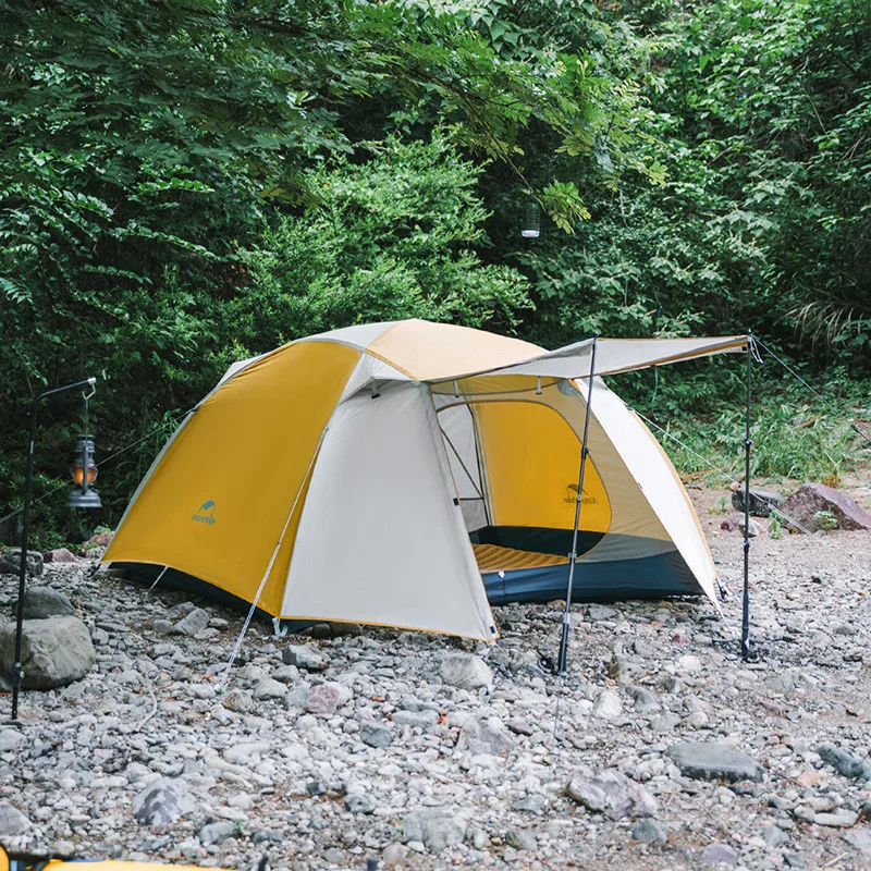 Намет двомісний Naturehike Оксфорд 210х270х115 см жовтий