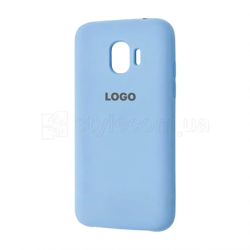Чохол Silicone Case Samsung силікон синій для Galaxy J4/J400 2018