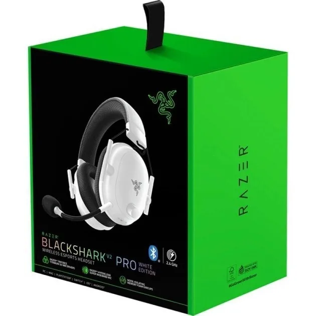 Гарнітура ігрова BlackShark V2 Pro (2023), 7.1, WL/BT, білий