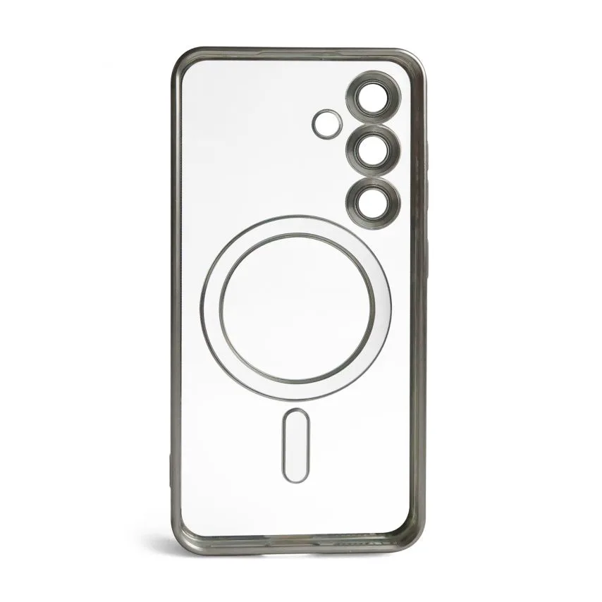 Чехол MagSafe для смартфона пластиковый серый матовый.