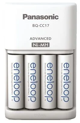 Зарядний пристрій Panasonic Advanced Charger+ Акумулятор Eneloop NI-MH  AA 2000 мАг, 4 шт.