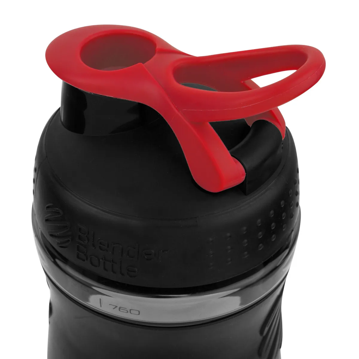 Шейкер спортивний BlenderBottle Tritan 820 мл Чорний/Червоний