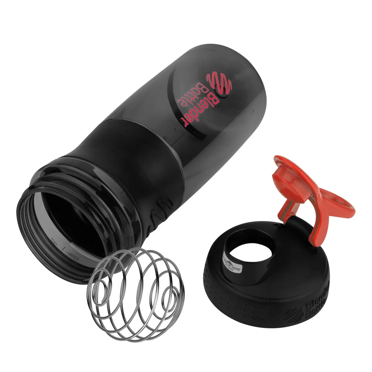 Шейкер спортивний BlenderBottle Tritan 820 мл Чорний/Червоний