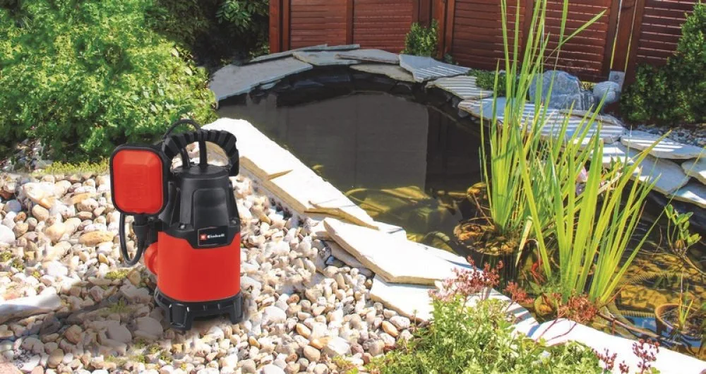 Дренажний насос Einhell GC-DP 3325, потужність 330Вт, продуктивність 9500л/год, висота підйому 6м, глибина занурення 7м, діаметр в