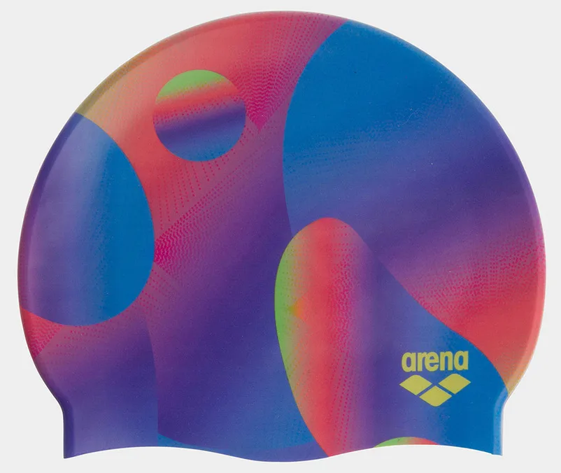 Шапка для плавання Arena силікон OSFM бордовий синій зелений