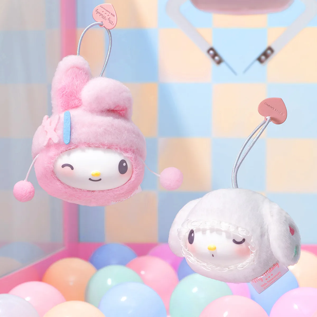 М’яка іграшка Pop Top My Melody 9х8х11 см поліестер пастельна