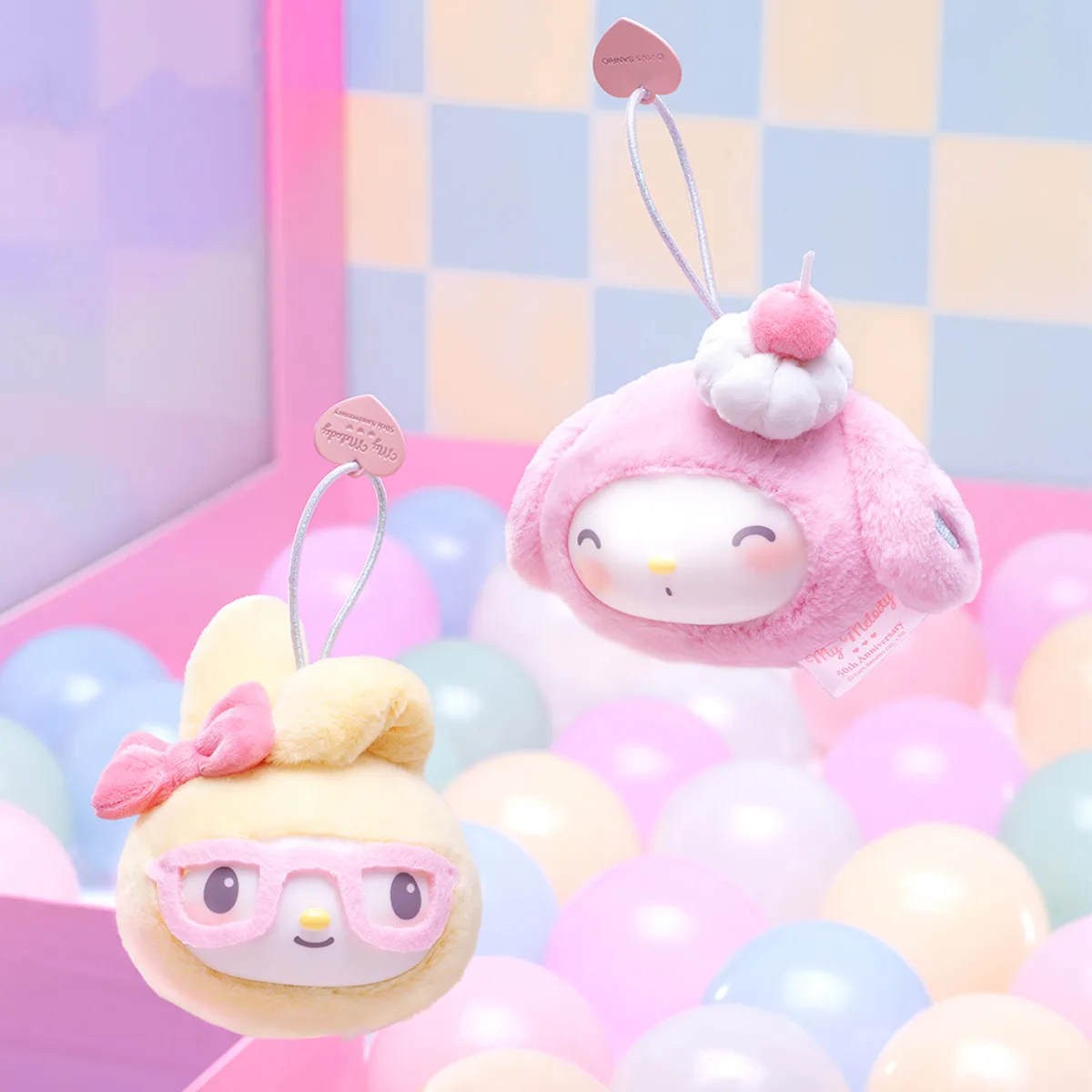 М’яка іграшка Pop Top My Melody 9х8х11 см поліестер пастельна