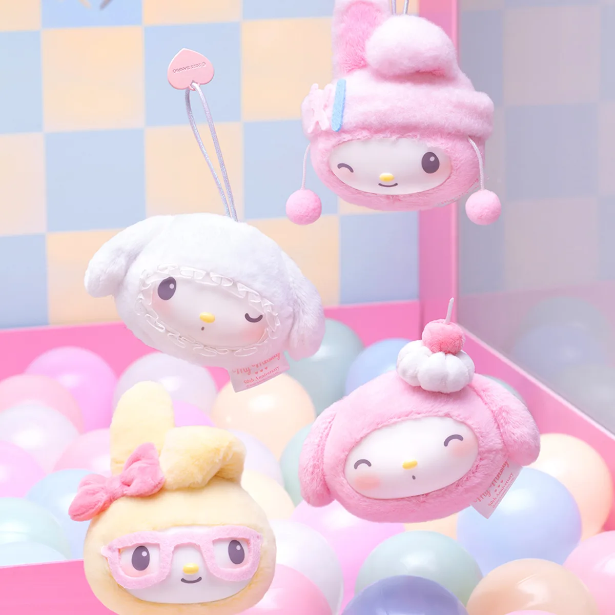 М’яка іграшка Pop Top My Melody 9х8х11 см поліестер пастельна