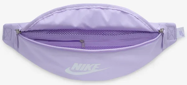 Сумка на пояс NIKE 100% поліестер 41х10х15 см фіолетова 3 л унісекс