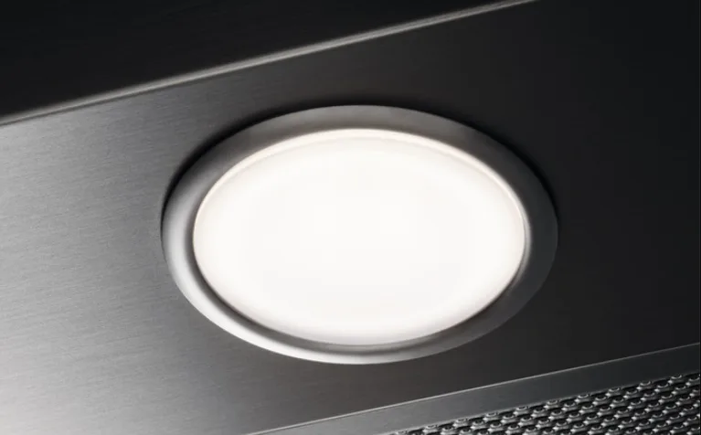 Вбудована витяжка Electrolux, 52 см, продуктивність 600 м3/год, нержавіюча сталь.