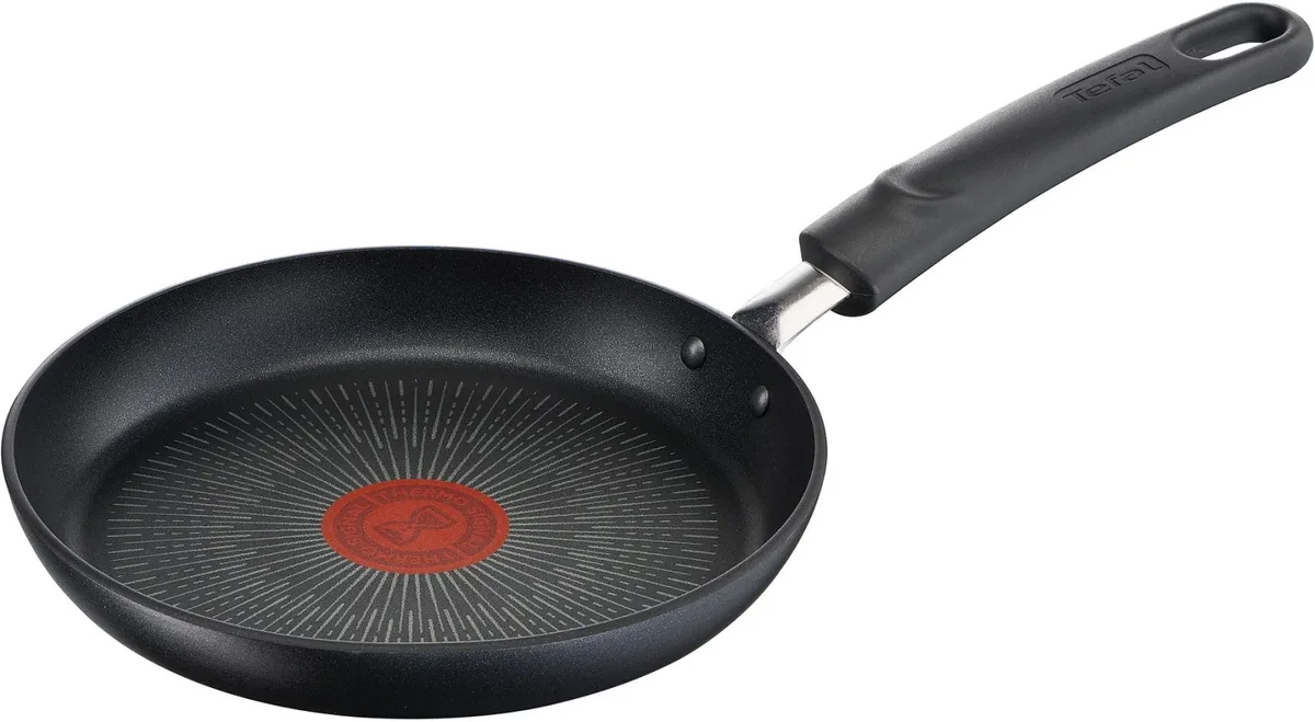 Сковорода для млинців Tefal Unlimited, 19 см, з алюмінію та бакелітовою ручкою.