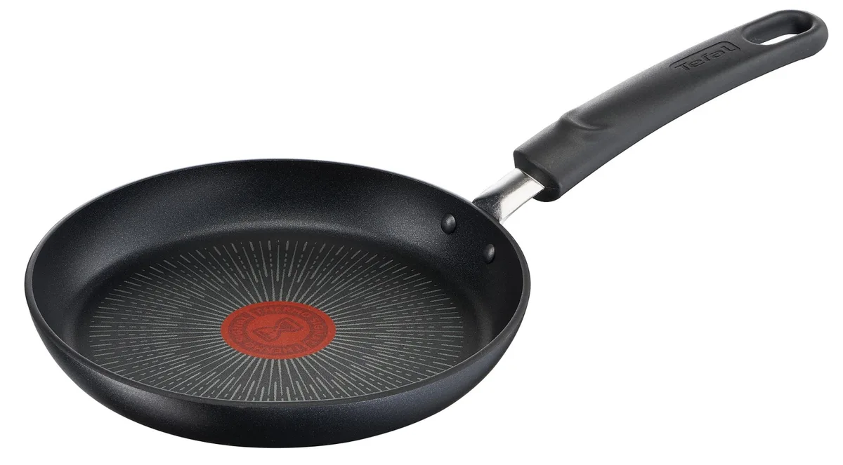 Сковорода для млинців Tefal Unlimited, 19 см, з алюмінію та бакелітовою ручкою.