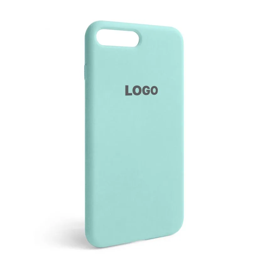 Чохол Silicone Case для Apple iPhone 7 Plus 8 Plus силіконовий бірюзовий