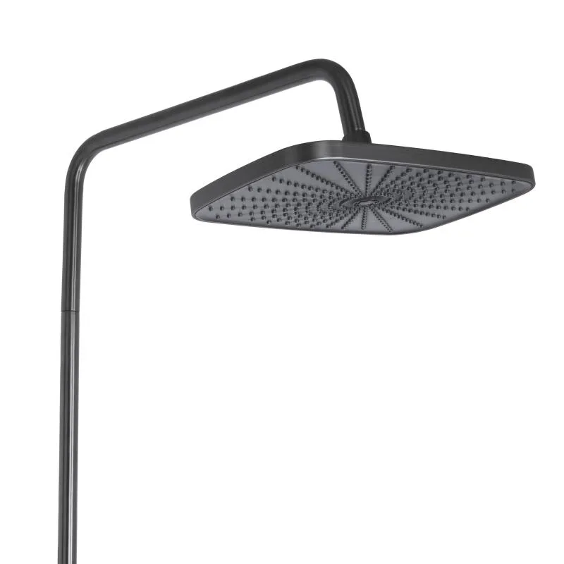 Душова система Qtap Gemini Gunmetal Black PVD латунь 495х400х1312 мм