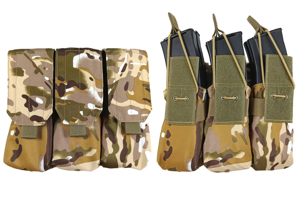 Підсумок EasyFit Cordura 1050 під 6 магазинів АК РПК 30 см мультикам степовий