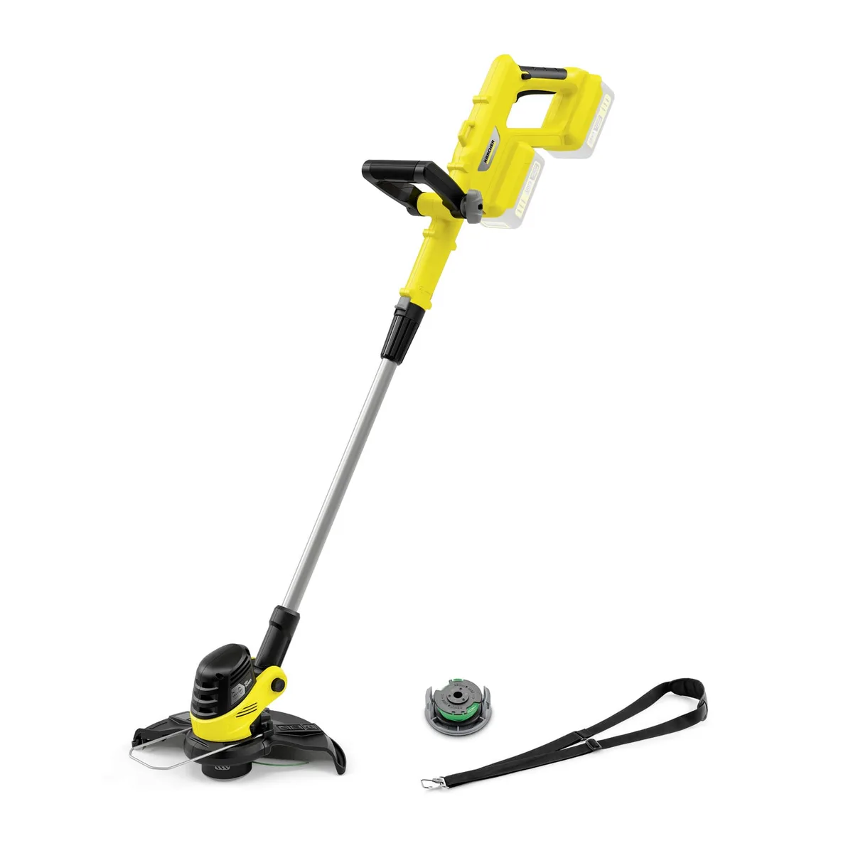 Тример акумуляторний Karcher 30 см жовтий електричний 36В 8000 об/хв