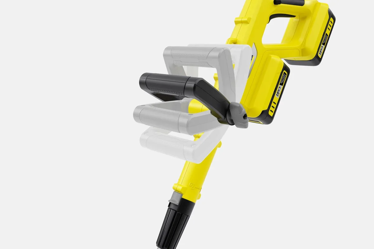 Тример акумуляторний Karcher 30 см жовтий електричний 36В 8000 об/хв