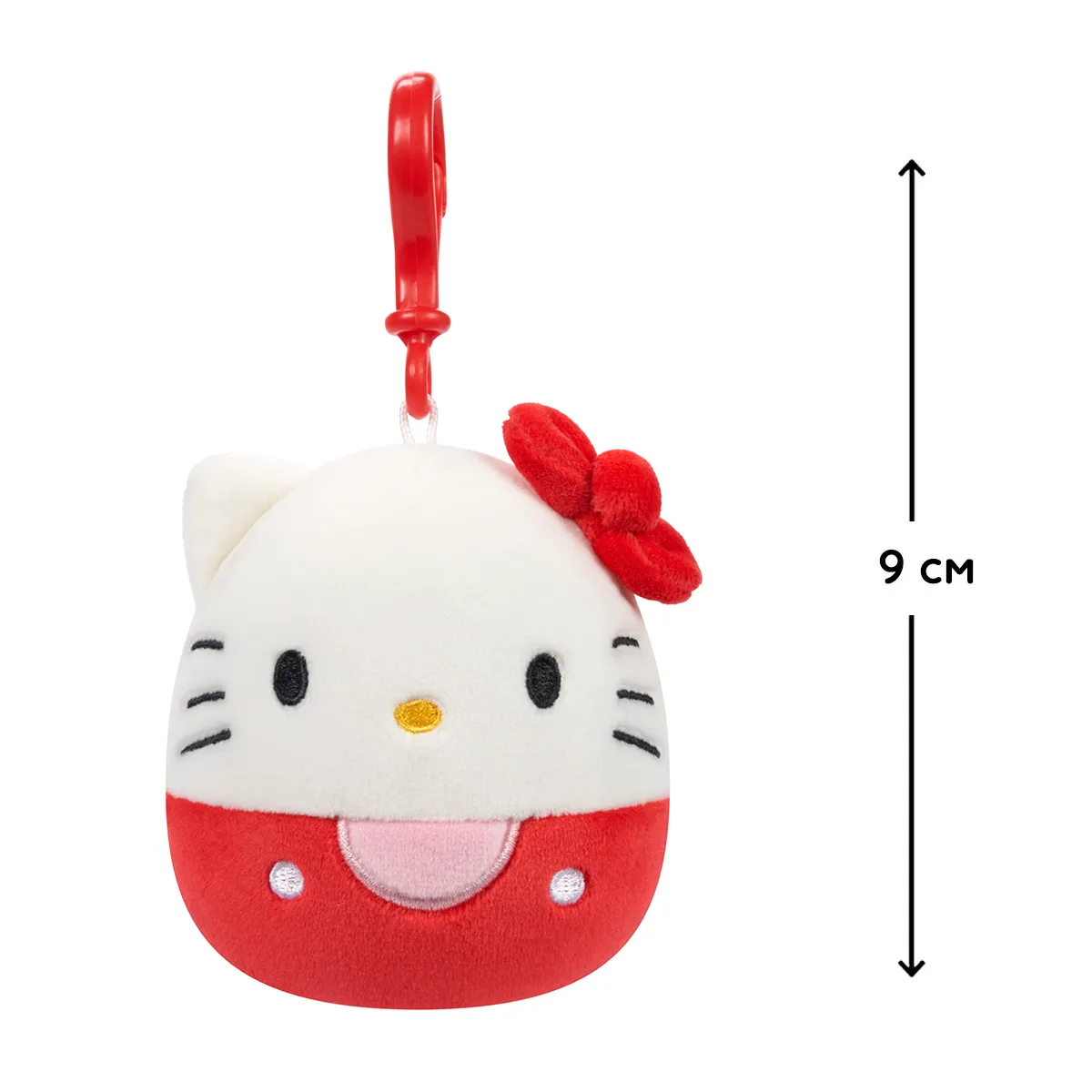 М'яка іграшка Squishmallows поліестер 9 см Хелоу Кітті
