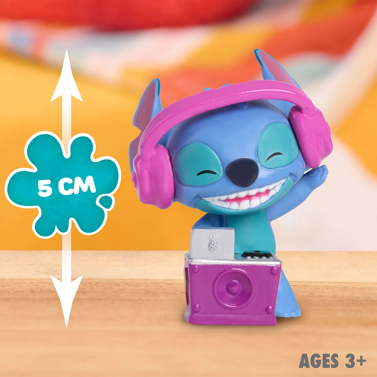 Фигурка Stitch S5 пластиковая 5 см синий