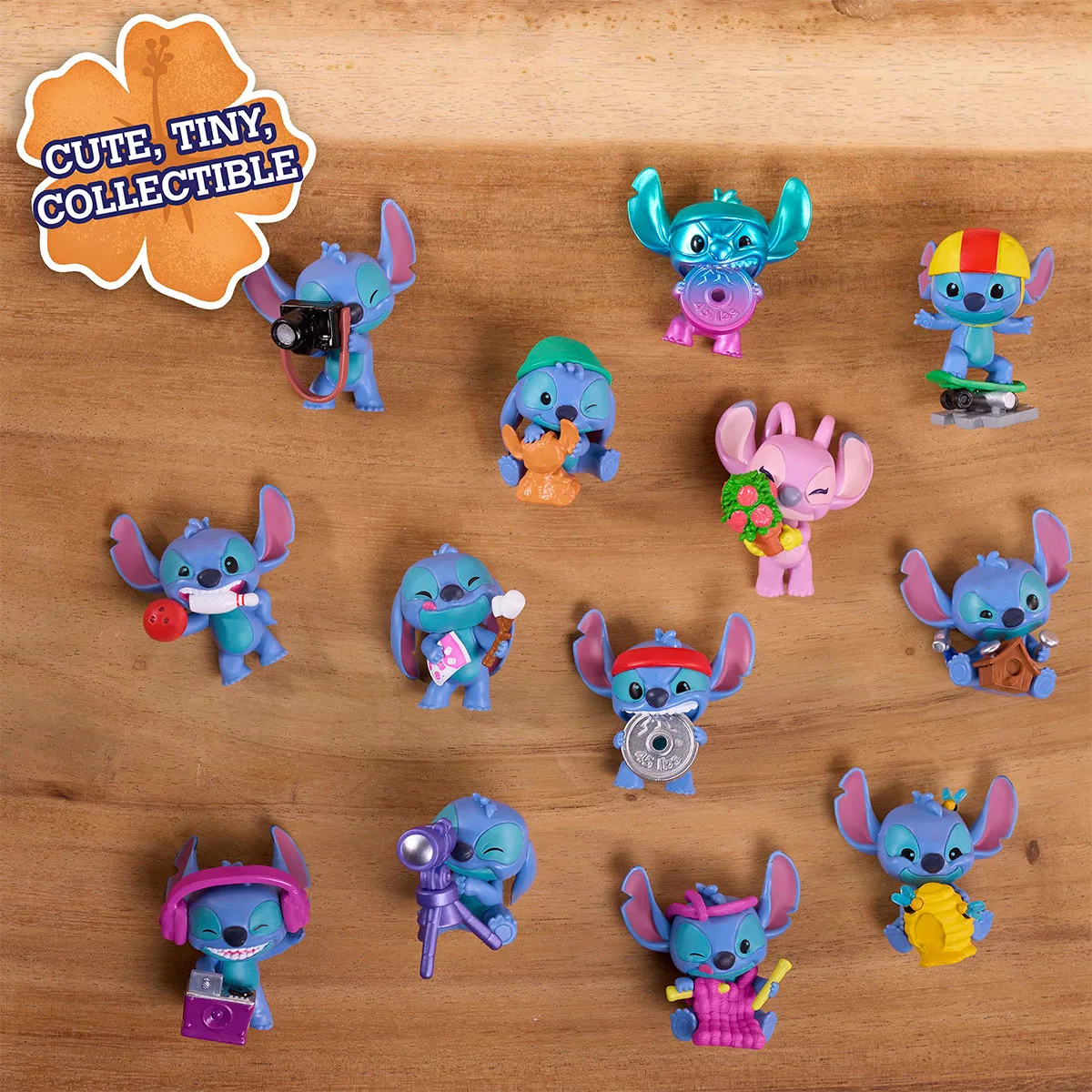 Фигурка Stitch S5 пластиковая 5 см синий