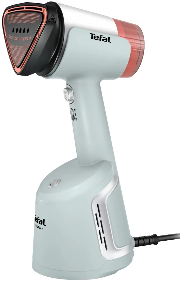 Парогенератор Tefal компактний AeroSteam, 1400Вт, об’єм резервуара 100мл, безперервна подача пари - 20гр, світло-зелений.
