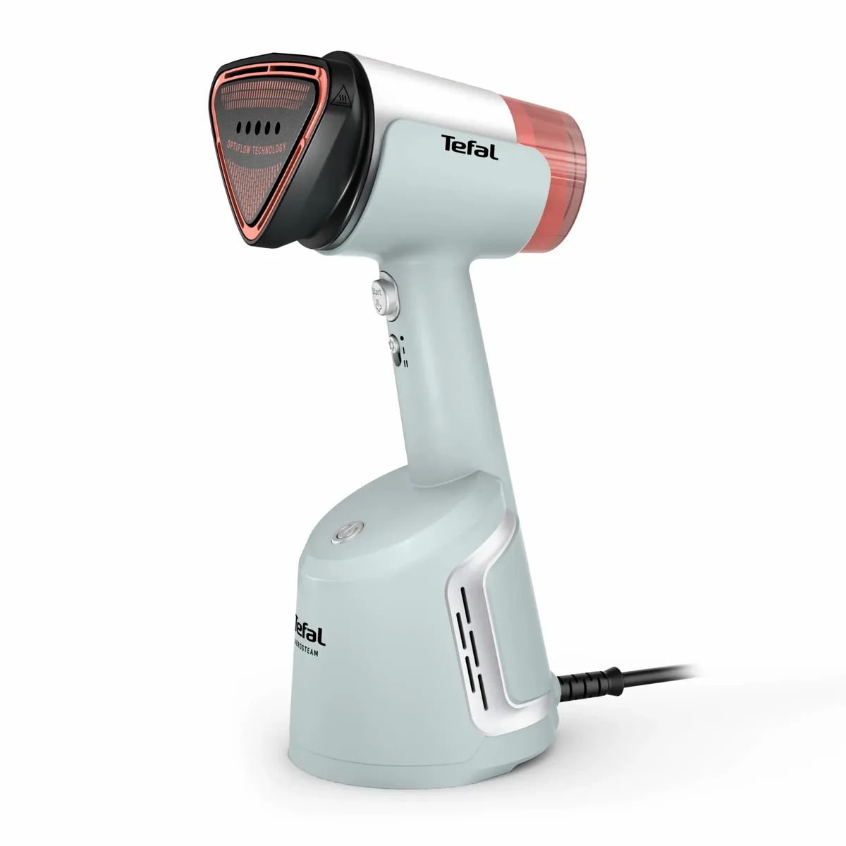 Парогенератор Tefal компактний AeroSteam, 1400Вт, об’єм резервуара 100мл, безперервна подача пари - 20гр, світло-зелений.
