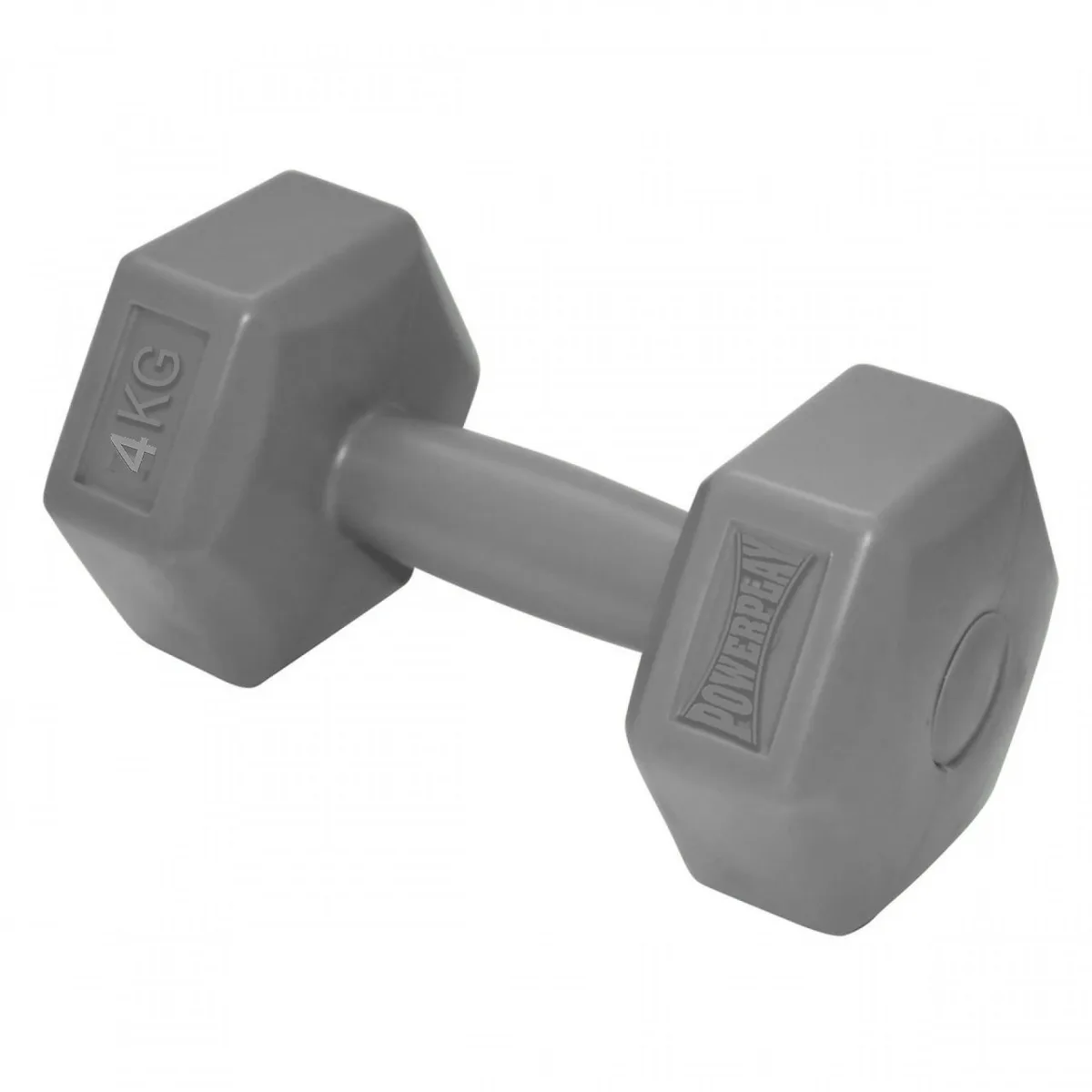 Гантель Active Point композитна 4 кг ПВХ сірий