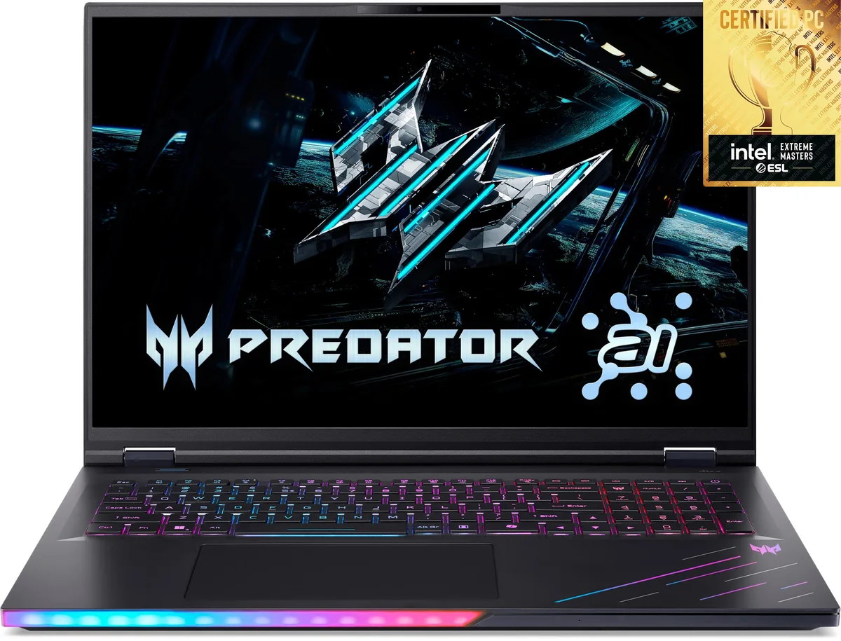 Ноутбук Acer Predator Helios 18 PH18-73 18" WQXGA IPS, Intel U9-275HX, 32GB, F2TB, NVD5080-16, Win11P