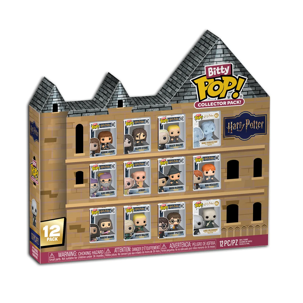 Набір ігрових фігурок Funko Гаррі Поттер вініл 2,3 см 12 шт