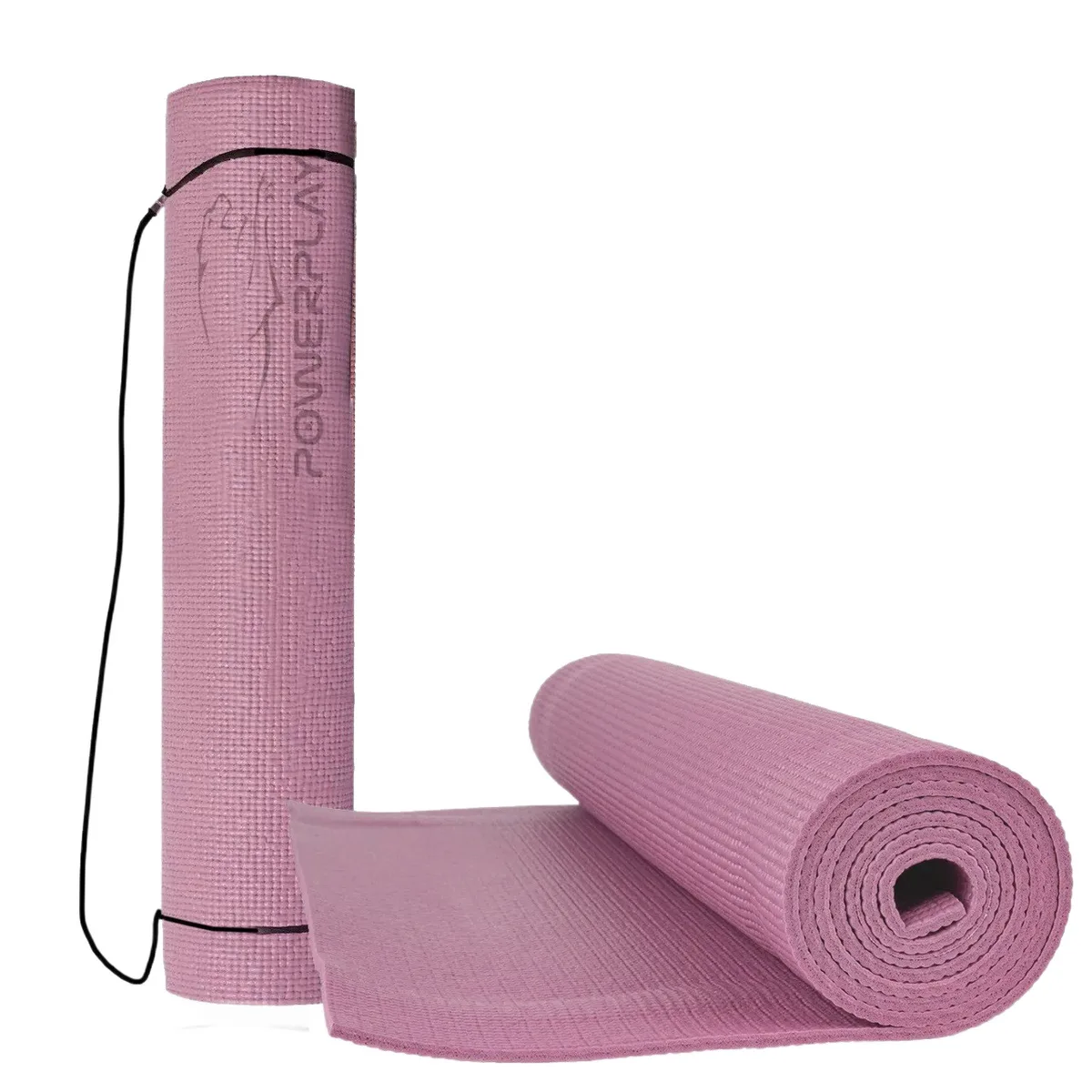Килимок для йоги Active Point ПВХ 173х61х0,6 см Рожевий